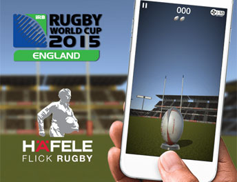 SISGAIN Developed Game APP Hafele Flick Rugby