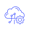 SaaS Cloud Security Icon