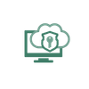 SaaS Cloud Security Icon