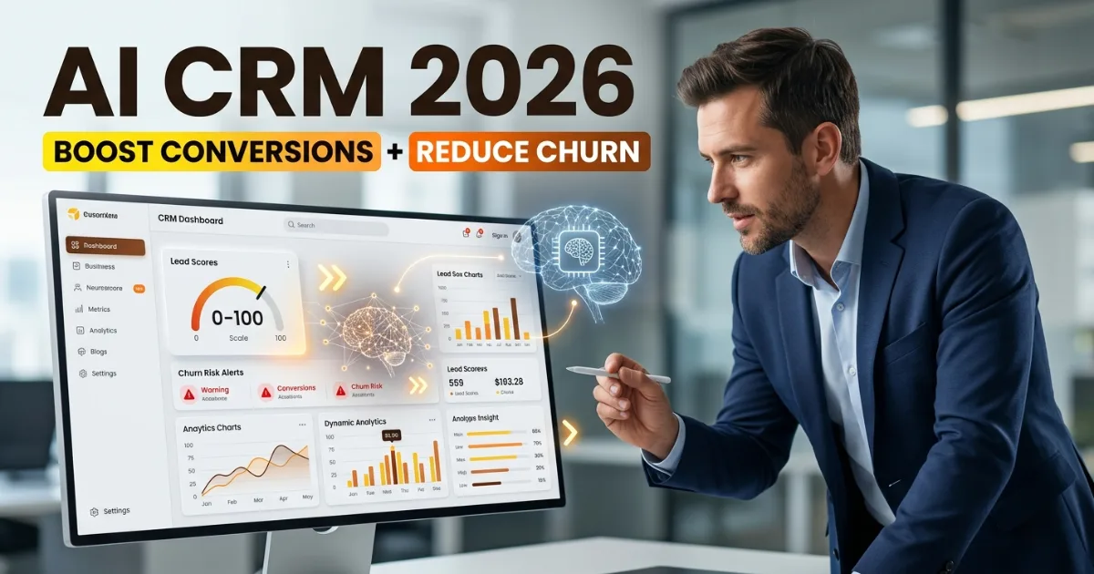 AI Lead Scoring & Churn Prevention in Custom CRM