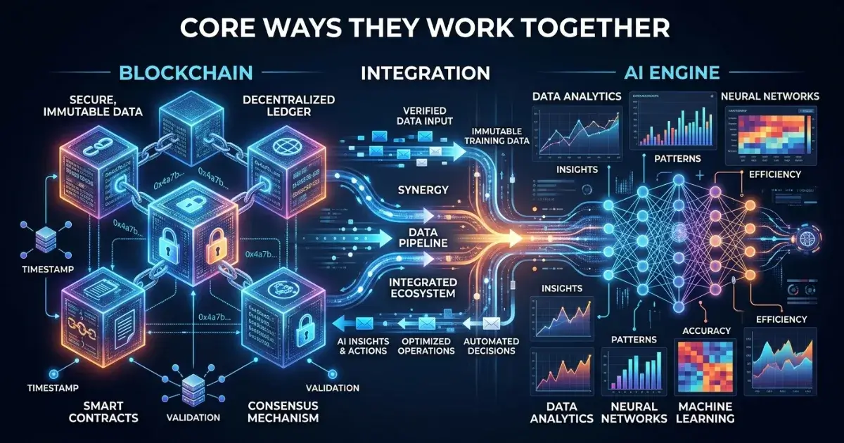 ai blockchain working