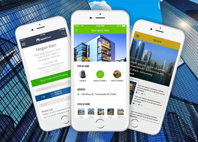 Custom App and web Application for Real Estate